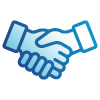 Hand shake icon